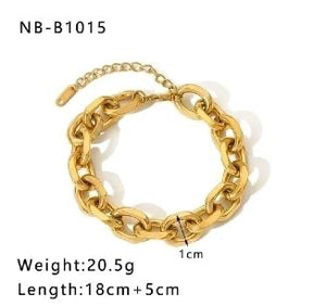 Gold Chain Bracelet♡