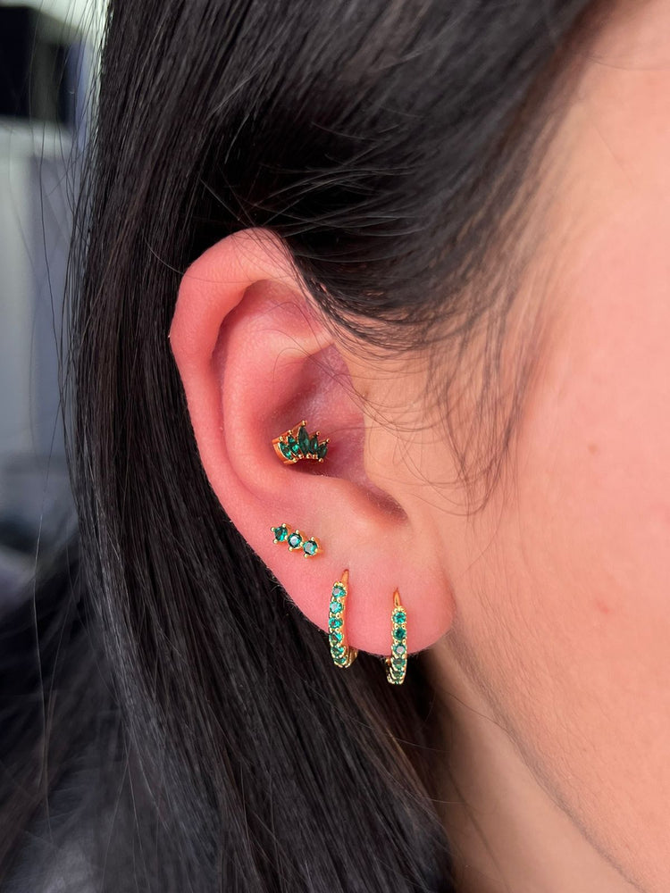 Emerald Fall Earring ♡