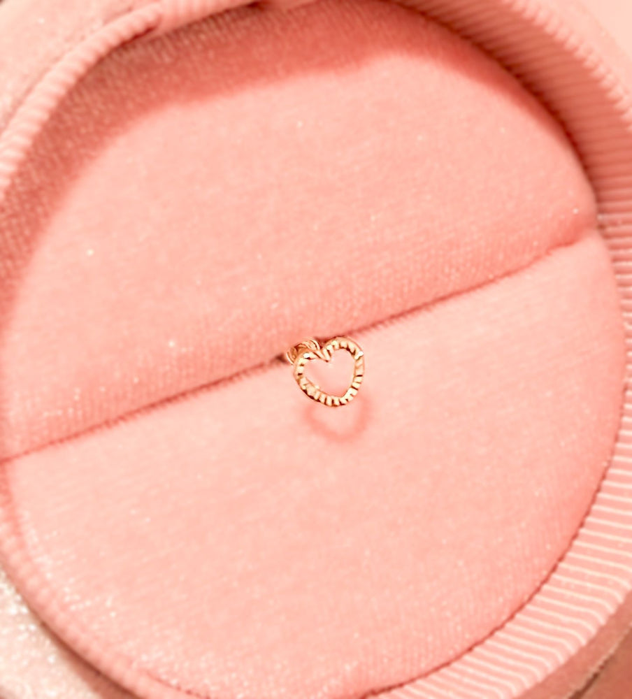 Croissant Heart ♡ 10K Gold