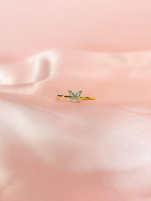 Little Aqua Butterfly Ring ♡