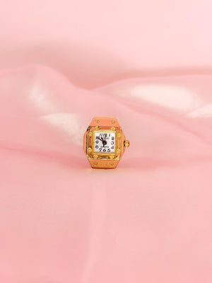 Golden Watch Ring