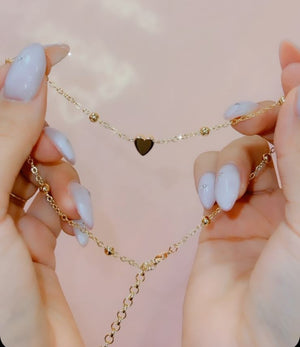
            
                Cargar imagen en el visor de la galería, Heart Gold Necklace♡
            
        