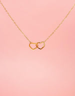 Double Heart Necklace♡