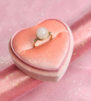 Love Little Ring ♡ Cuarzo Rosa del Amor ♡