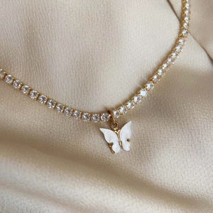 Tiffany Choker Butterfly