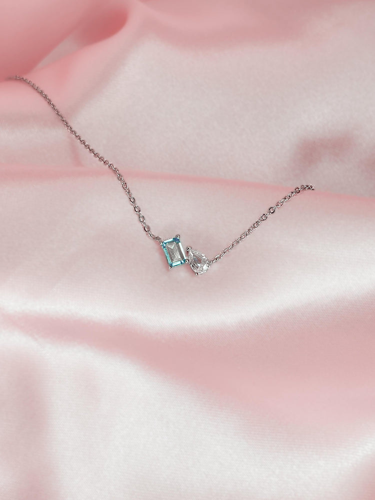 Ariana Baby Blue Necklace🤍 Bride collection