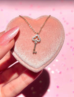 Alice Heart Key Necklace ♡