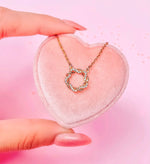 Shine Circle Necklace♡