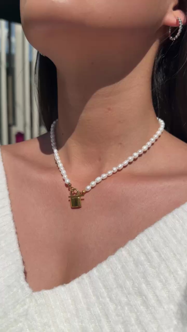 Lock Heart Pearls ♡