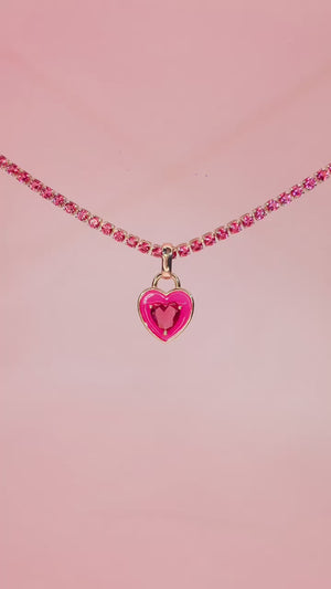 
            
                Cargar y reproducir el video en el visor de la galería, Pink Chunky Heart ♡ Tiffany
            
        