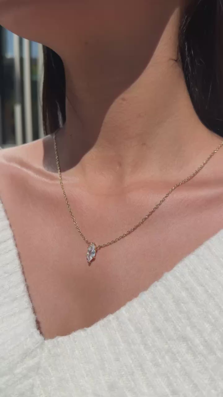 Marquise shiny necklace ✨