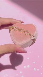 Shiny Hearts Bracelet♡