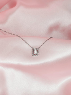 Princess Cut Necklace 🤍 Bride collection