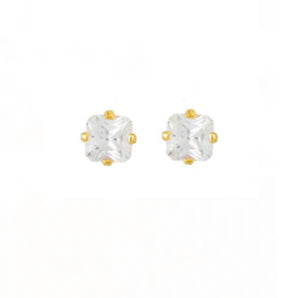 Gold Plated Tiff ♡ 4x4mm.