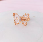 Butterfly Crystal Ring  ♡
