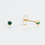 Gold Tiffany MAY Emerald ♡ 3mm.