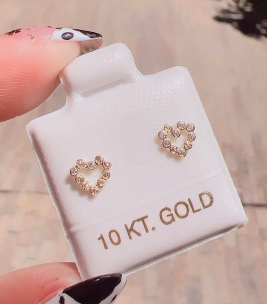 Shape Shiny Heart 10k Gold♡