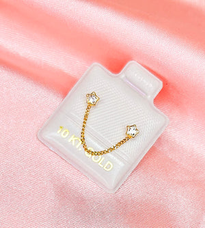 Mini Shiny Star Chain Oro 10K ♡