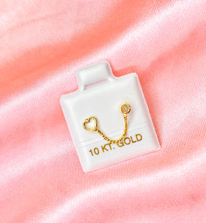 Shape Heart &amp; Shine Chain 10k gold ♡